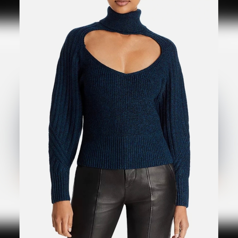 IRO Cut-Out Turtleneck Sweater